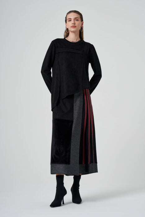 MissWhence Nubuk Tunik SİYAH - 1