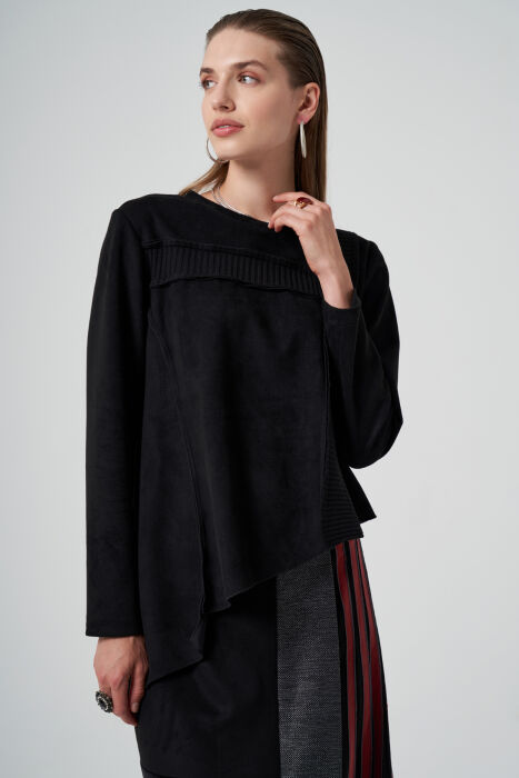MissWhence Nubuk Tunik SİYAH - 4