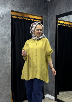 Nuss Oversize Gömlek Amber 