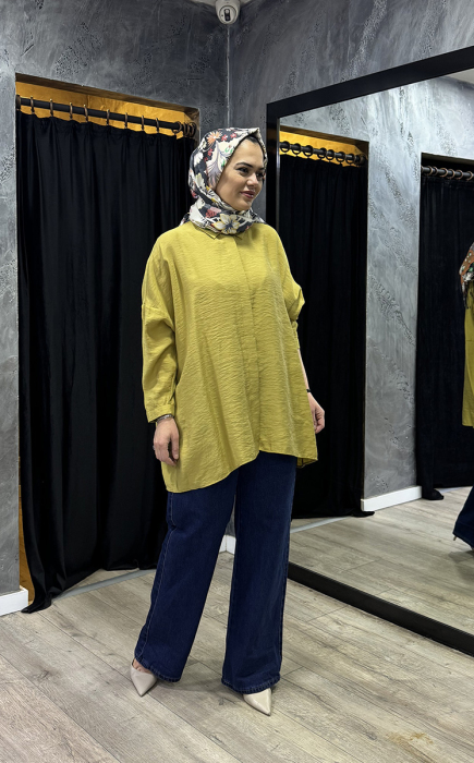 Nuss Oversize Gömlek Amber - 2