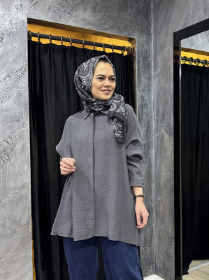 Nuss Oversize Gömlek ANTRASİT 