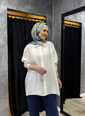 Nuss Oversize Gömlek EKRU 