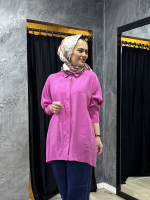Nuss Oversize Gömlek FUŞYA 