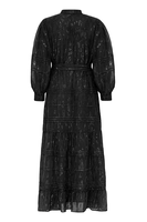 YaQa Siyah İpek Elbise - Thumbnail