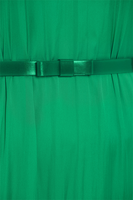YaQa Yeşil İpek Elbise - Thumbnail